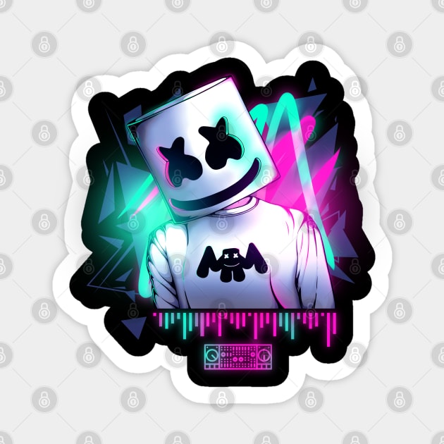Marshmello sticker hot sale